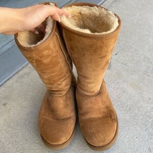 Classic II Genuine Shearling Lined Boot (Women) pre owned